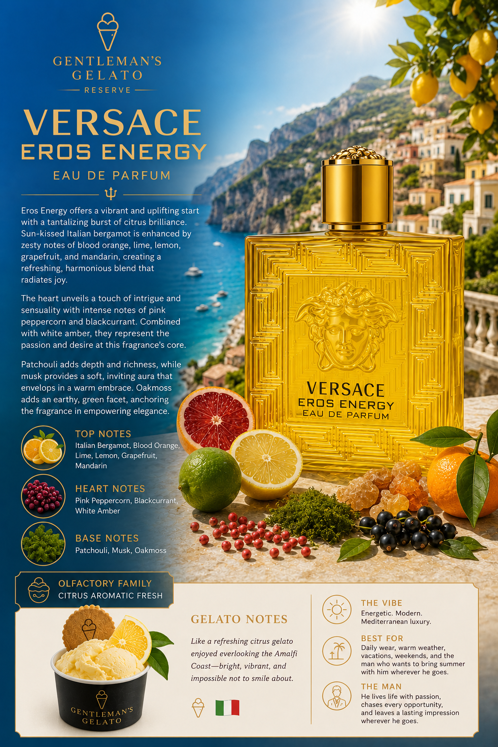 Versace • Eros • Eau de Toilette • Energy